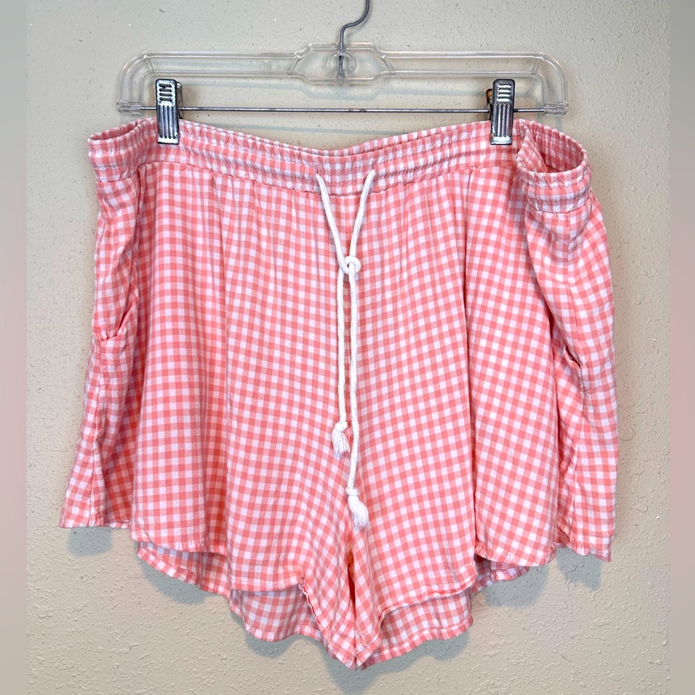 Make + Model Gingham Lounge Shorts